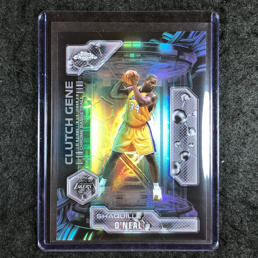 2025-26 Topps Chrome SHAQUILLE O'NEAL Clutch Gene Refractor #27