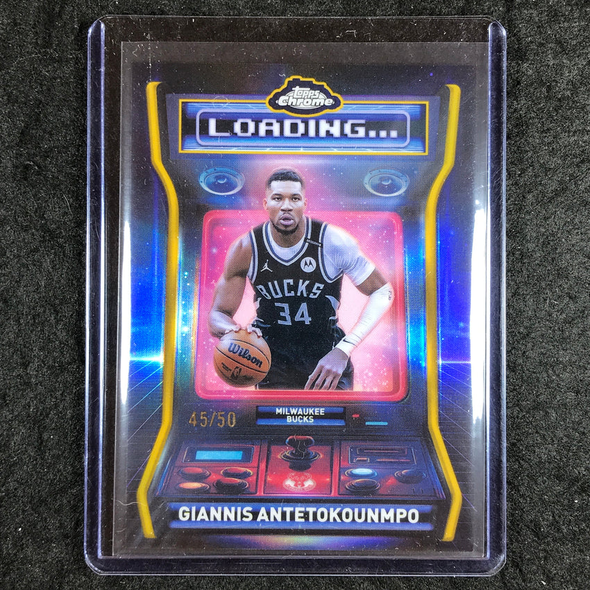 2025-26 Topps Chrome GIANNIS ANTETOKOUNMPO Loading Gold 45/50 #6