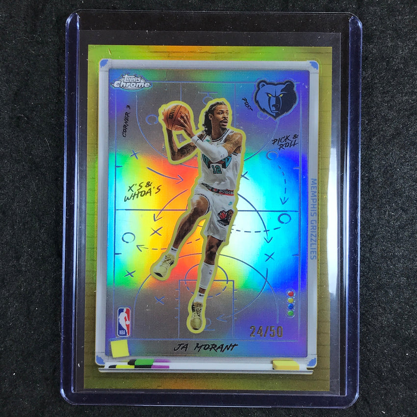 2025-26 Topps Chrome JA MORANT X's and Woah's Gold 24/50 #4