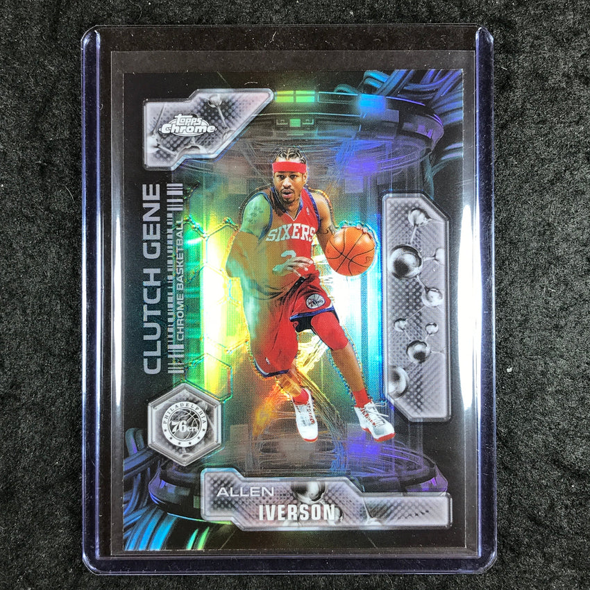 2025-26 Topps Chrome ALLEN IVERSON Clutch Gene Refractor #29