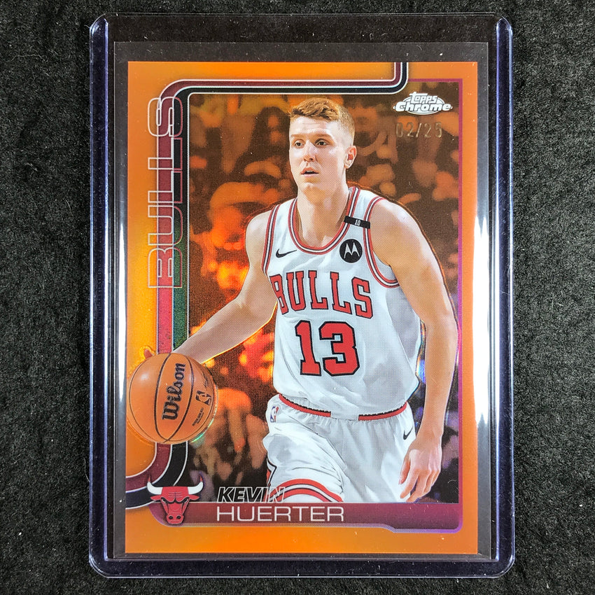2025-26 Topps Chrome KEVIN HUERTER Base Orange 2/25 #43