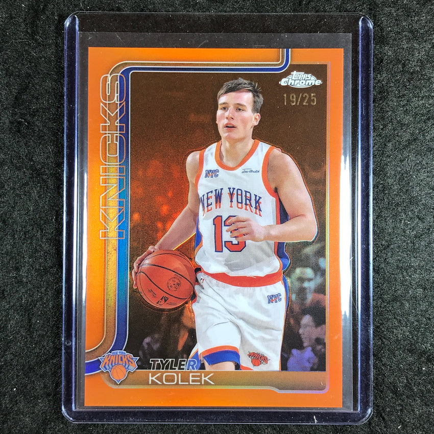 2025-26 Topps Chrome TYLER KOLEK Base Orange 19/25 #139