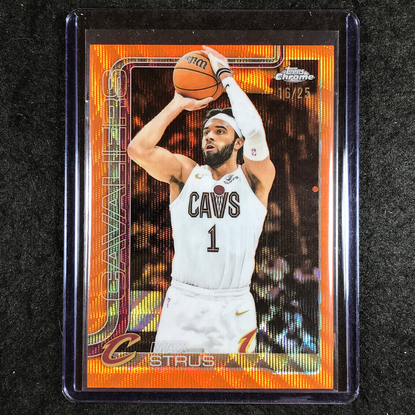 2025-26 Topps Chrome MAX STRUS Base Orange Wave 16/25 #32