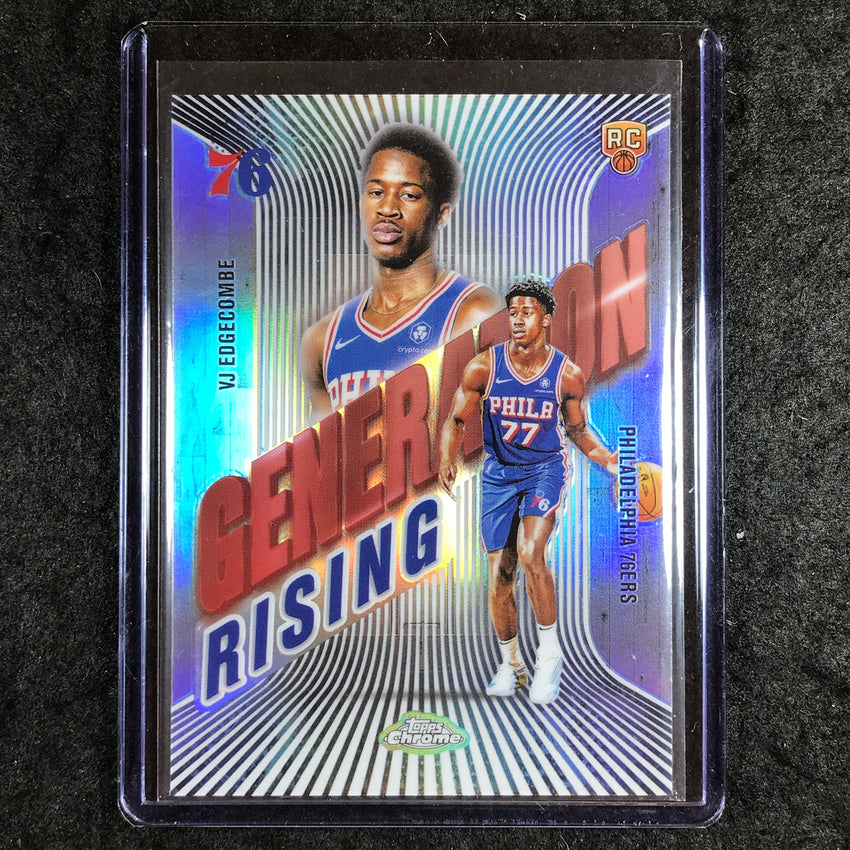 2025-26 Topps Chrome VJ EDGECOMBE Generation Rising Rookie Refractor #3