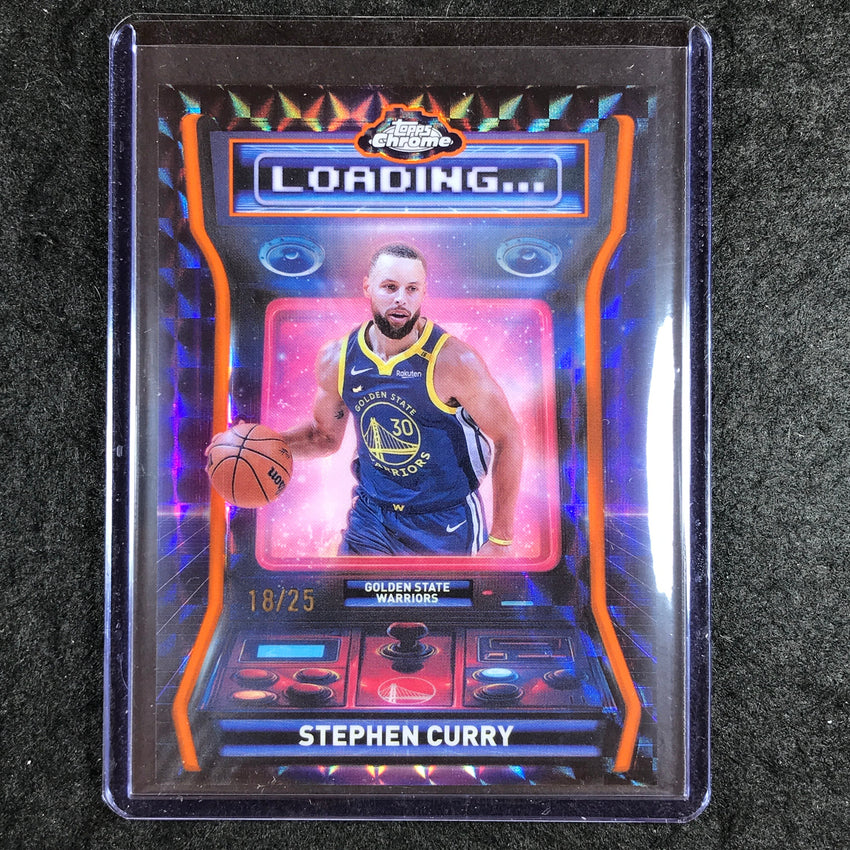 2025-26 Topps Chrome STEPHEN CURRY Loading Orange Geometric 18/25 #4