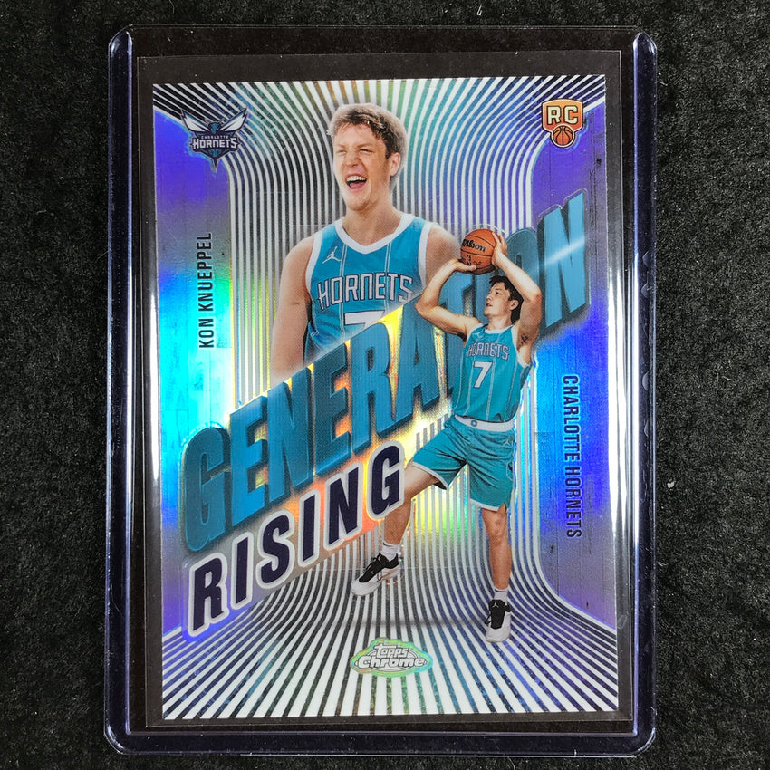 2025-26 Topps Chrome KON KNUEPPEL Generation Rising Rookie Refractor #4