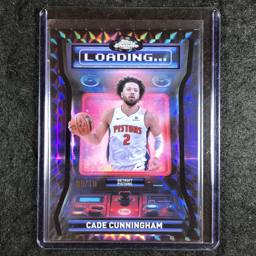 2025-26 Topps Chrome CADE CUNNINGHAM Loading Black Geometric 9/10 #7