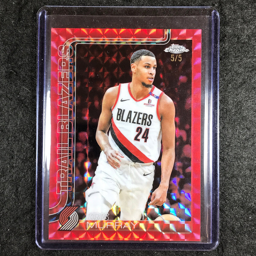 2025-26 Topps Chrome KRIS MURRAY Base Red Geometric 5/5 #217