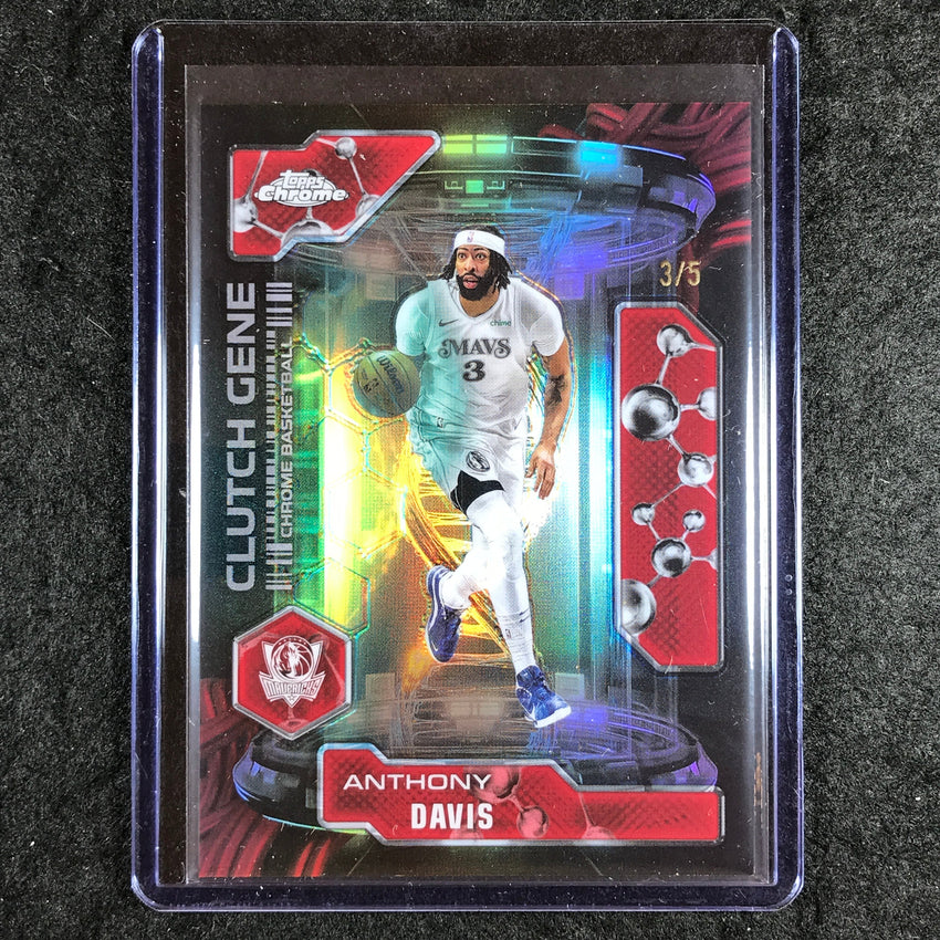 2025-26 Topps Chrome ANTHONY DAVIS Clutch Time Red 3/5 #8