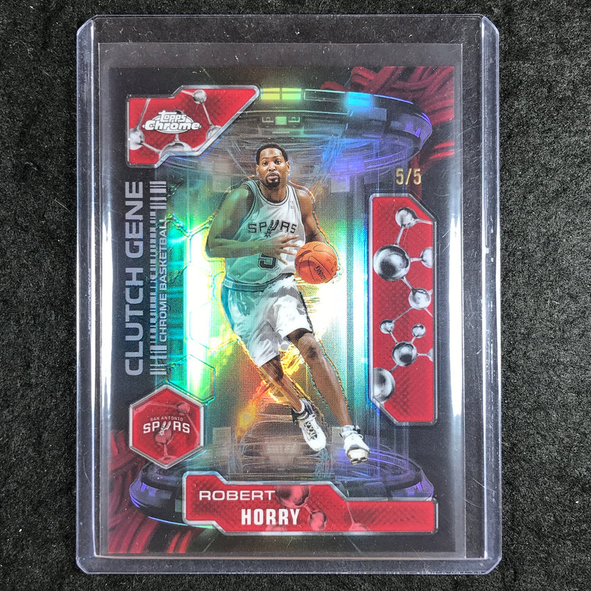 2025-26 Topps Chrome ROBERT HORRY Clutch Time Red 5/5 #25