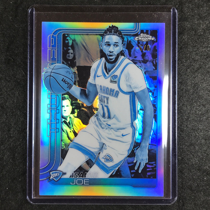 2025-26 Topps Chrome ISAIAH JOE Frozenfractor -5/0 #121