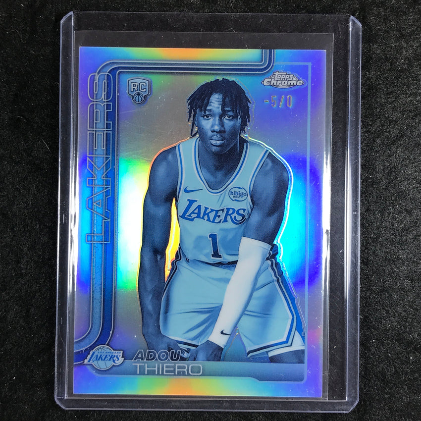 2025-26 Topps Chrome ADOU THIERO Frozenfractor -5/0 #286