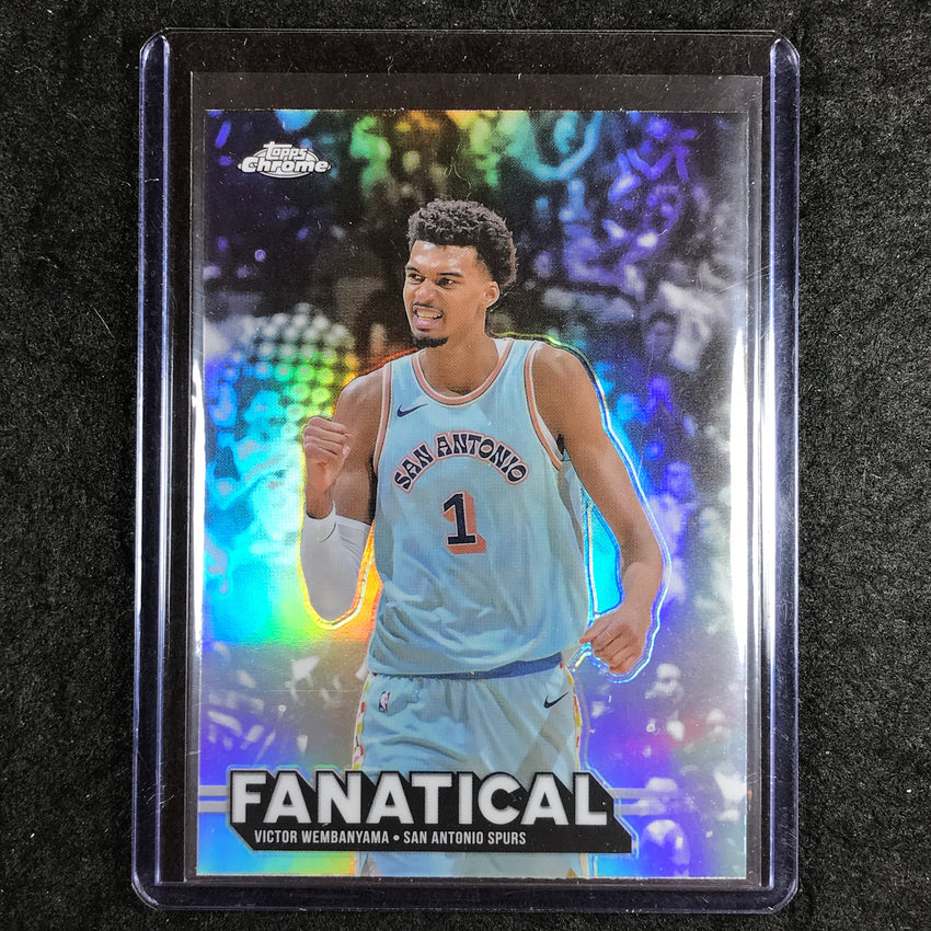 2025-26 Topps Chrome VICTOR WEMBANYAMA Fanatical SSP #1