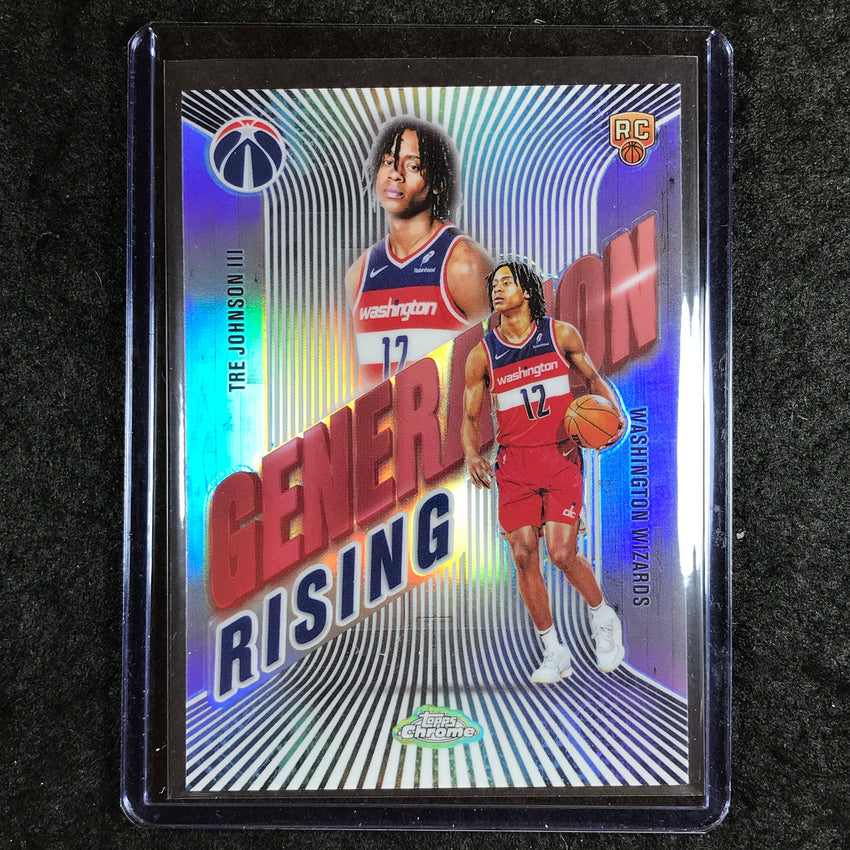 2025-26 Topps Chrome TRE JOHNSON III Generation Rising Rookie Refractor #6