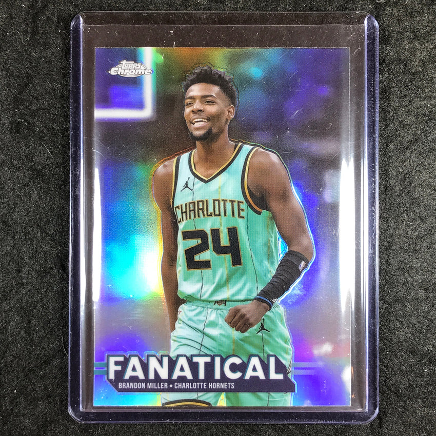 2025-26 Topps Chrome BRANDON MILLER Fanatical SSP #3