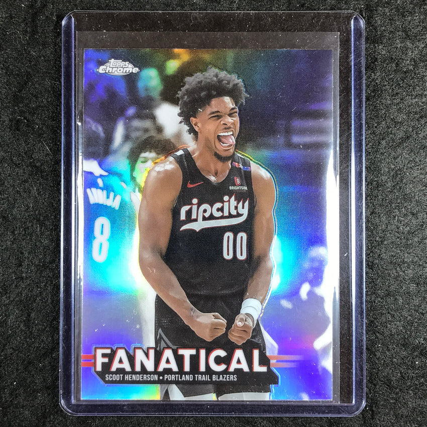 2025-26 Topps Chrome SCOOT HENDERSON Fanatical SSP #9