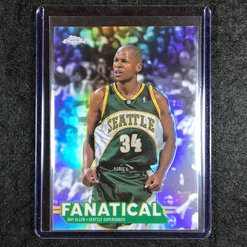 2025-26 Topps Chrome RAY ALLEN Fanatical SSP #18