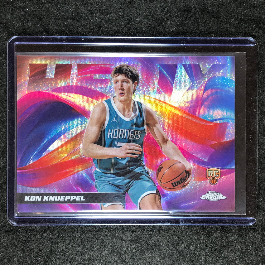 2025-26 Topps Chrome KON KNUEPPEL Helix Rookie SSP #14