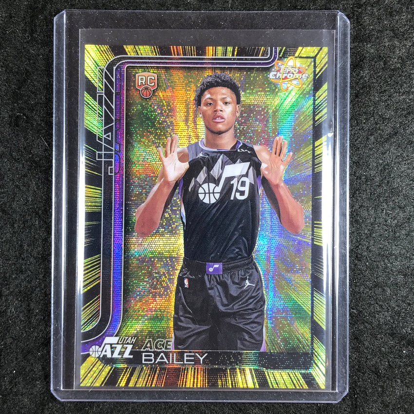 2025-26 Topps Chrome ACE BAILEY Radiating Rookies SSP #5