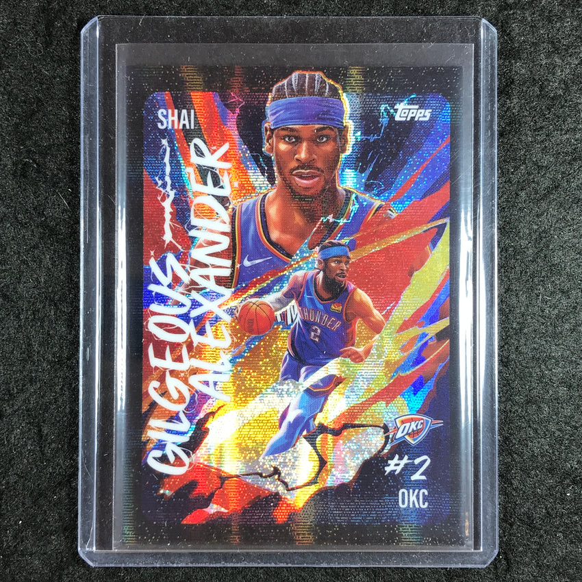 2025-26 Topps Chrome SHAI GILGEOUS-ALEXANDER Ultra Violet All-Stars SSP #9