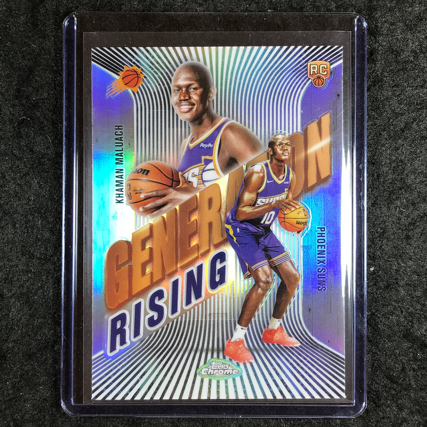 2025-26 Topps Chrome KHAMAN MALUACH Generation Rising Rookie Refractor #9