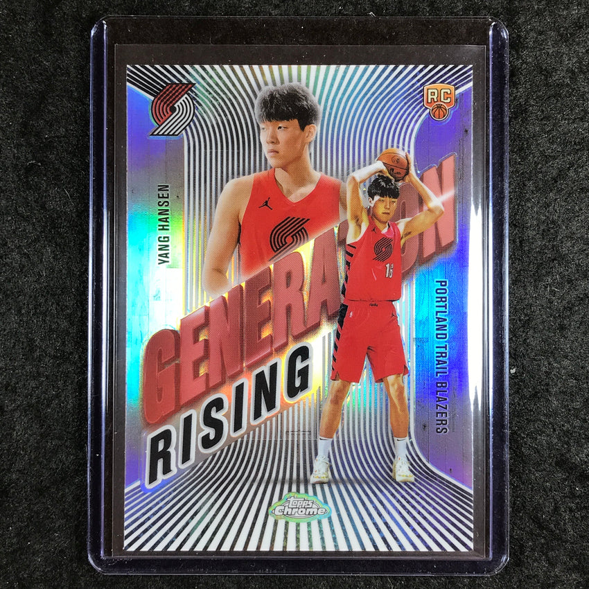 2025-26 Topps Chrome YANG HANSEN Generation Rising Rookie Refractor #10