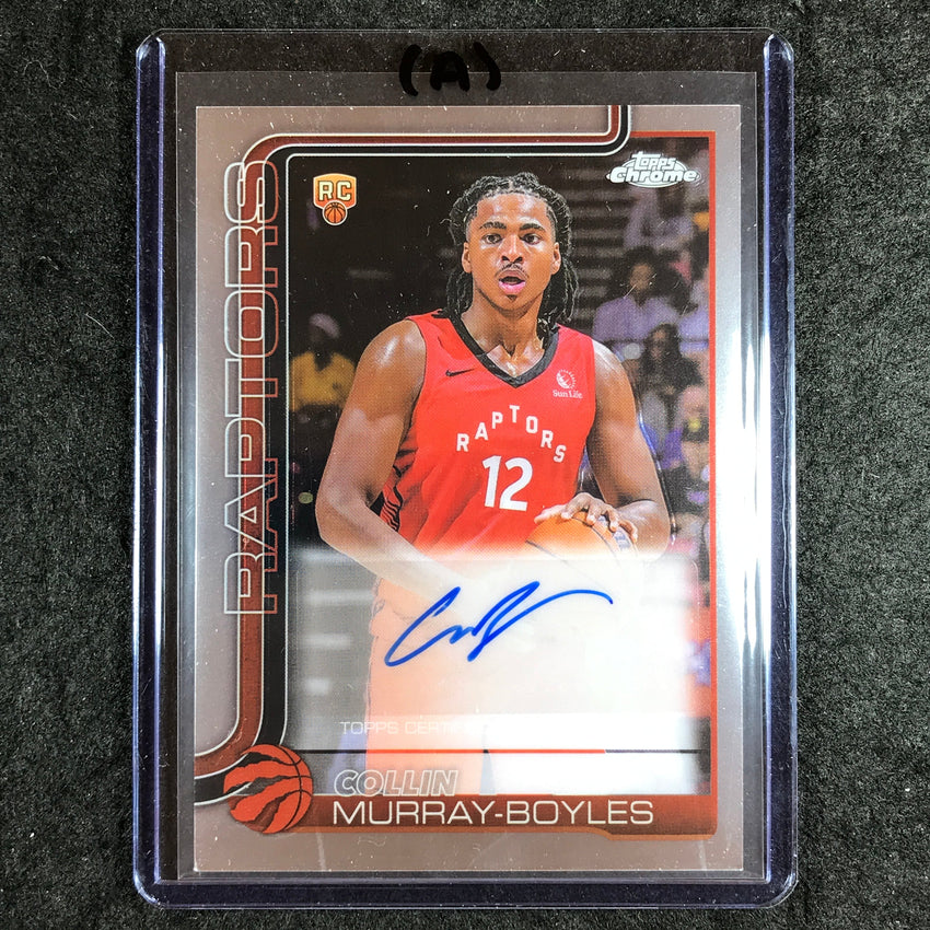2025-26 Topps Chrome COLLIN MURRAY-BOYLES Chrome Rookie Auto Base #CMB (A)