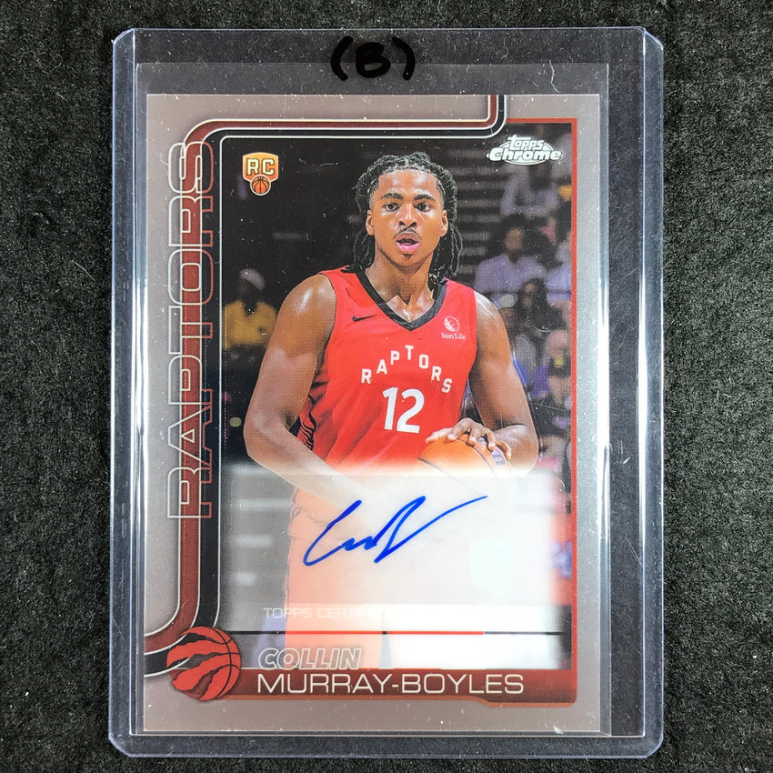 2025-26 Topps Chrome COLLIN MURRAY-BOYLES Chrome Rookie Auto Base #CMB (B)