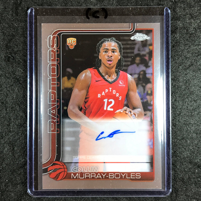 2025-26 Topps Chrome COLLIN MURRAY-BOYLES Chrome Rookie Auto Base #CMB (C)