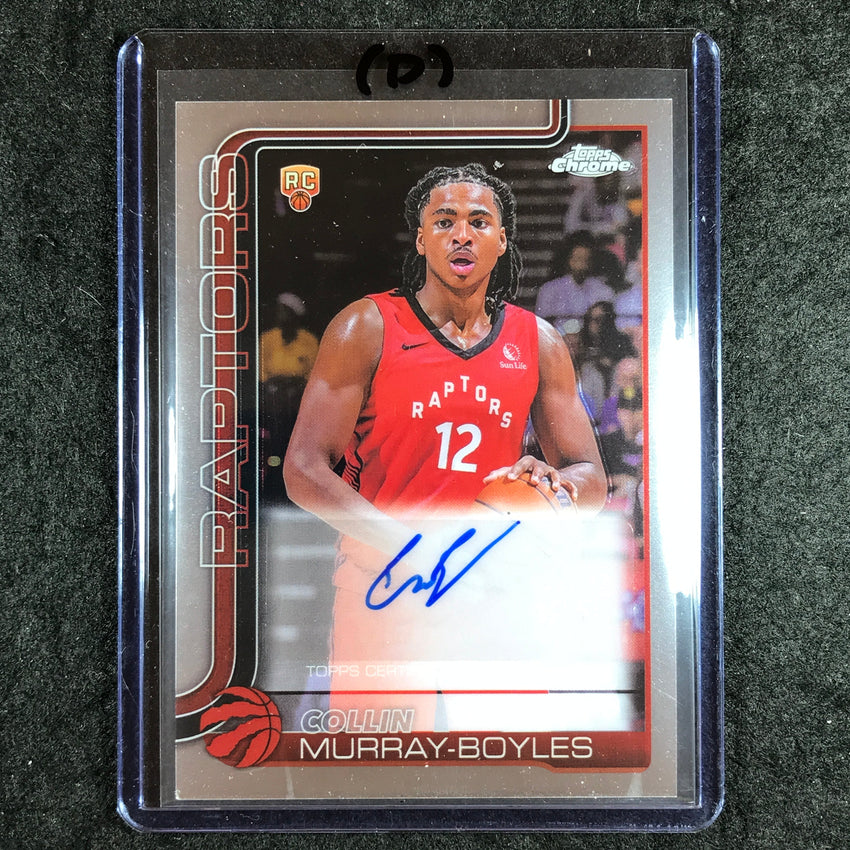 2025-26 Topps Chrome COLLIN MURRAY-BOYLES Chrome Rookie Auto Base #CMB (D)