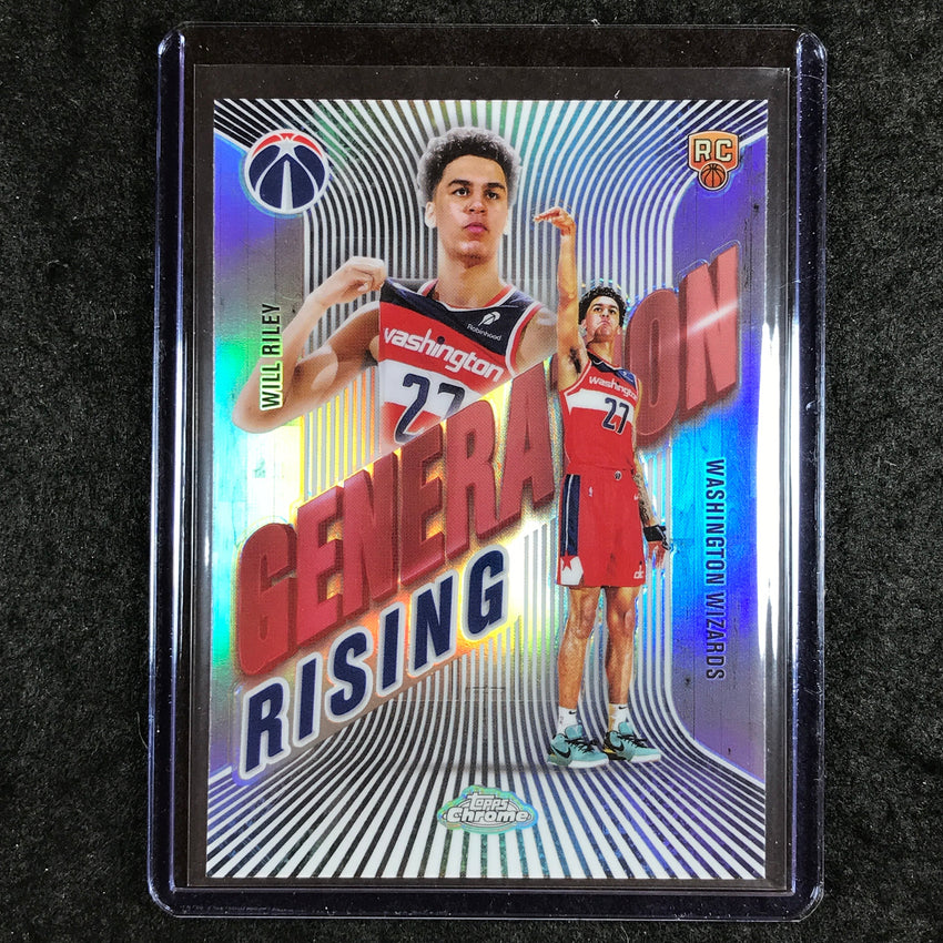 2025-26 Topps Chrome WILL RILEY Generation Rising Rookie Refractor #11