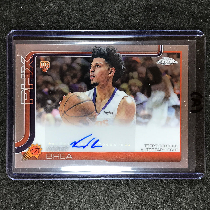 2025-26 Topps Chrome KOBY BREA Chrome Rookie Auto Base #KB (A)