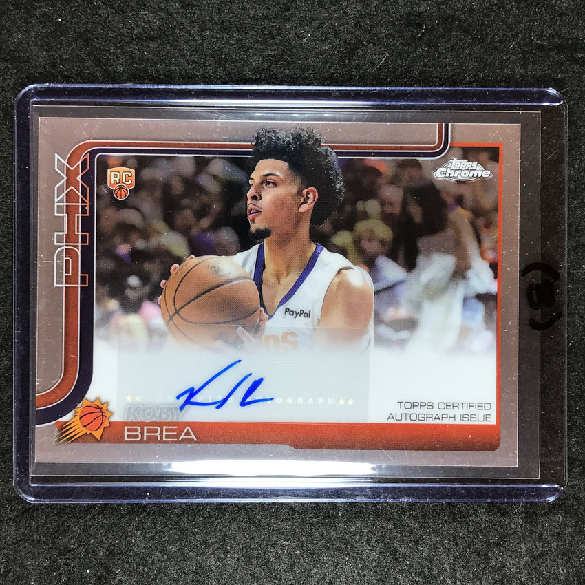 2025-26 Topps Chrome KOBY BREA Chrome Rookie Auto Base #KB (B)