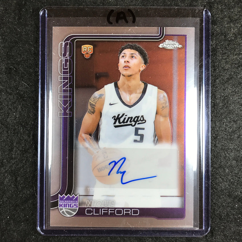 2025-26 Topps Chrome NIQUE CLIFFORD Chrome Rookie Auto Base #NC (A)