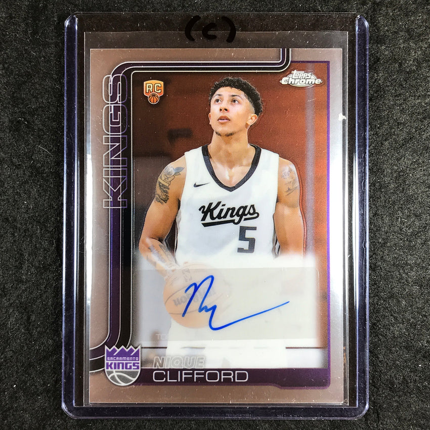 2025-26 Topps Chrome NIQUE CLIFFORD Chrome Rookie Auto Base #NC (C)