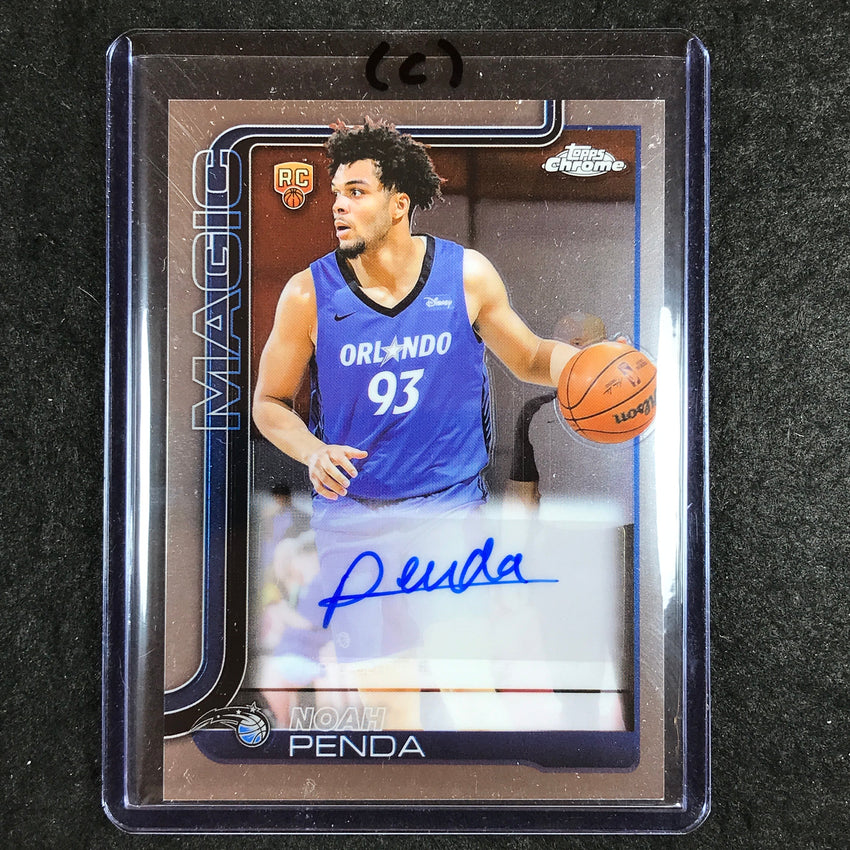 2025-26 Topps Chrome NOAH PENDA Chrome Rookie Auto Base #NP (C)