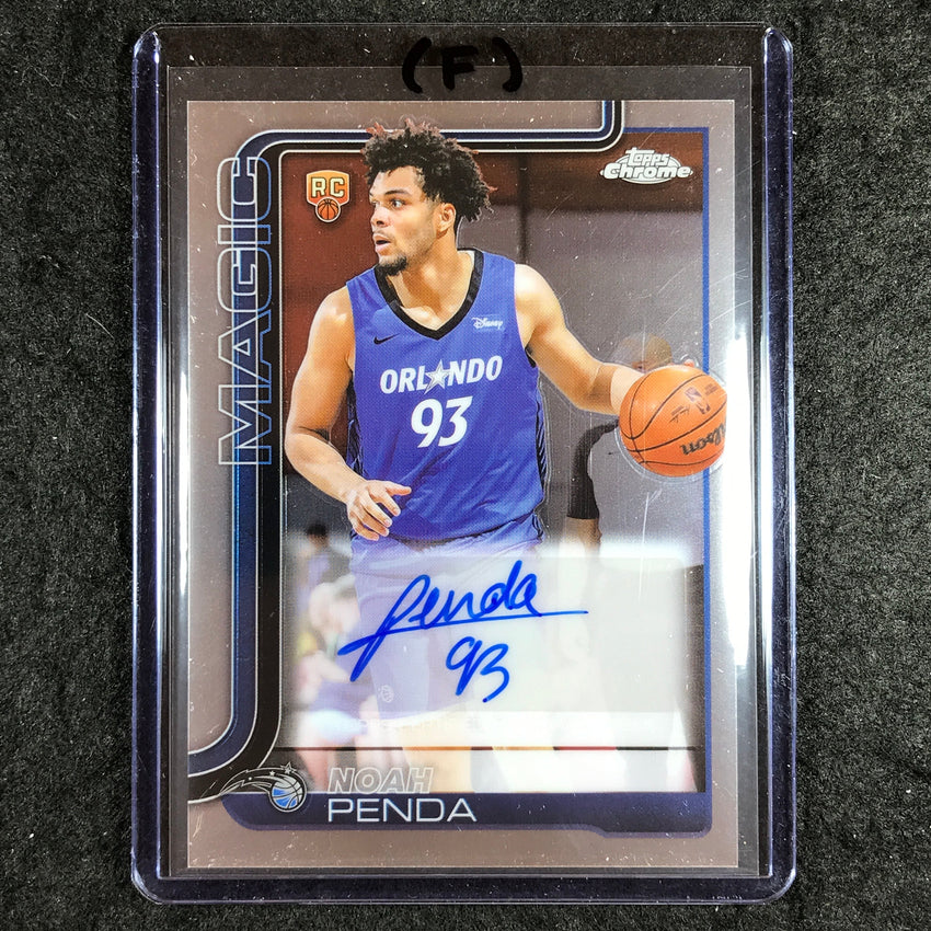 2025-26 Topps Chrome NOAH PENDA Chrome Rookie Auto Base #NP (F)