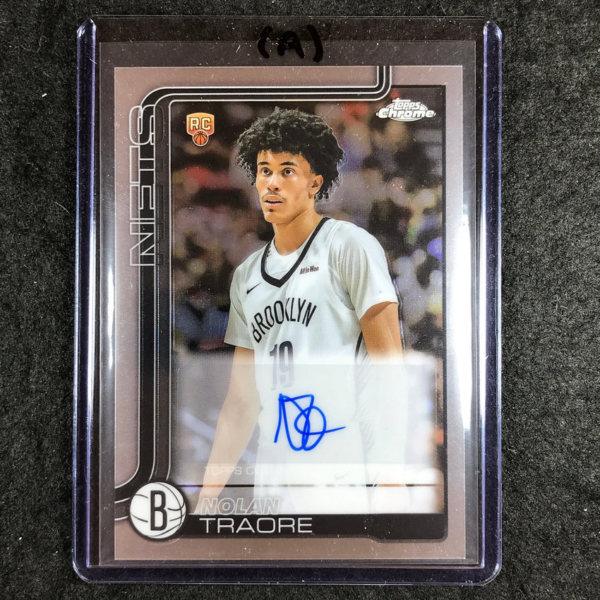 2025-26 Topps Chrome NOLAN TRAORE Chrome Rookie Auto Base #NT (A)
