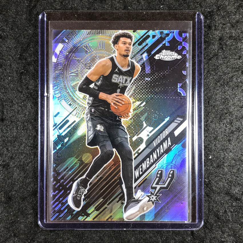 2025-26 Topps Chrome VICTOR WEMBANYAMA Go Time Refractor #11