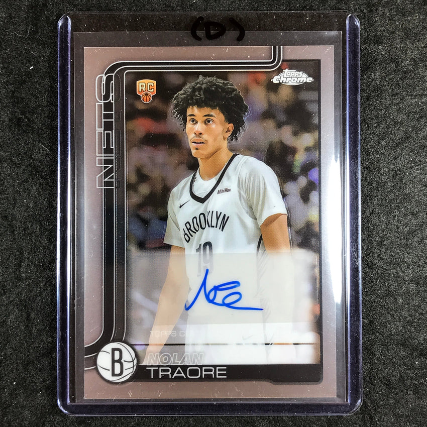 2025-26 Topps Chrome NOLAN TRAORE Chrome Rookie Auto Base #NT (D)