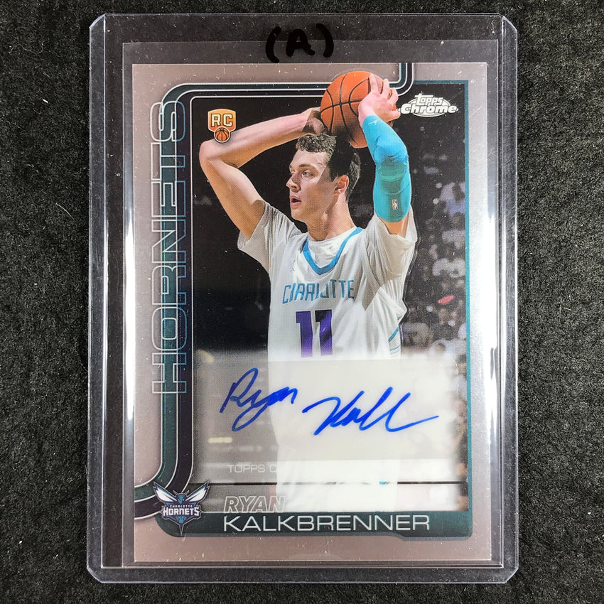 2025-26 Topps Chrome RYAN KALKBRENNER Chrome Rookie Auto Base #RK (A)