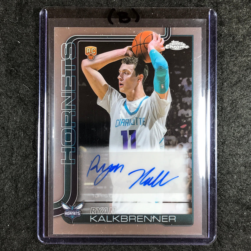 2025-26 Topps Chrome RYAN KALKBRENNER Chrome Rookie Auto Base #RK (B)