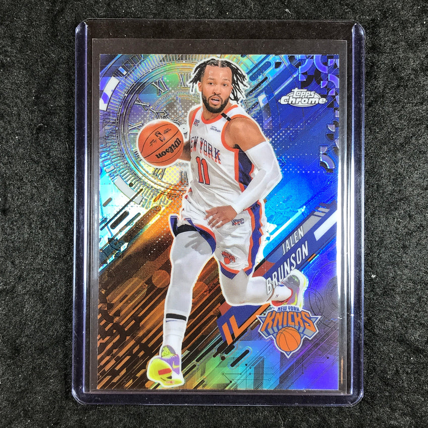 2025-26 Topps Chrome JALEN BRUNSON Go Time Refractor #12