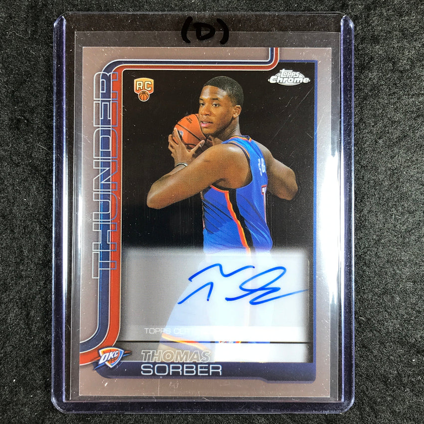 2025-26 Topps Chrome THOMAS SORBER Chrome Rookie Auto Base #TS (D)
