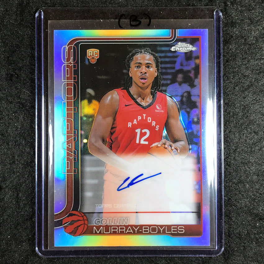 2025-26 Topps Chrome COLLIN MURRAY-BOYLES Chrome Rookie Auto Refractor #CMB (B)