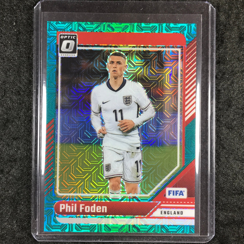 2024-25 Donruss Soccer PHIL FODEN Optic Teal Mojo 42/49 #66