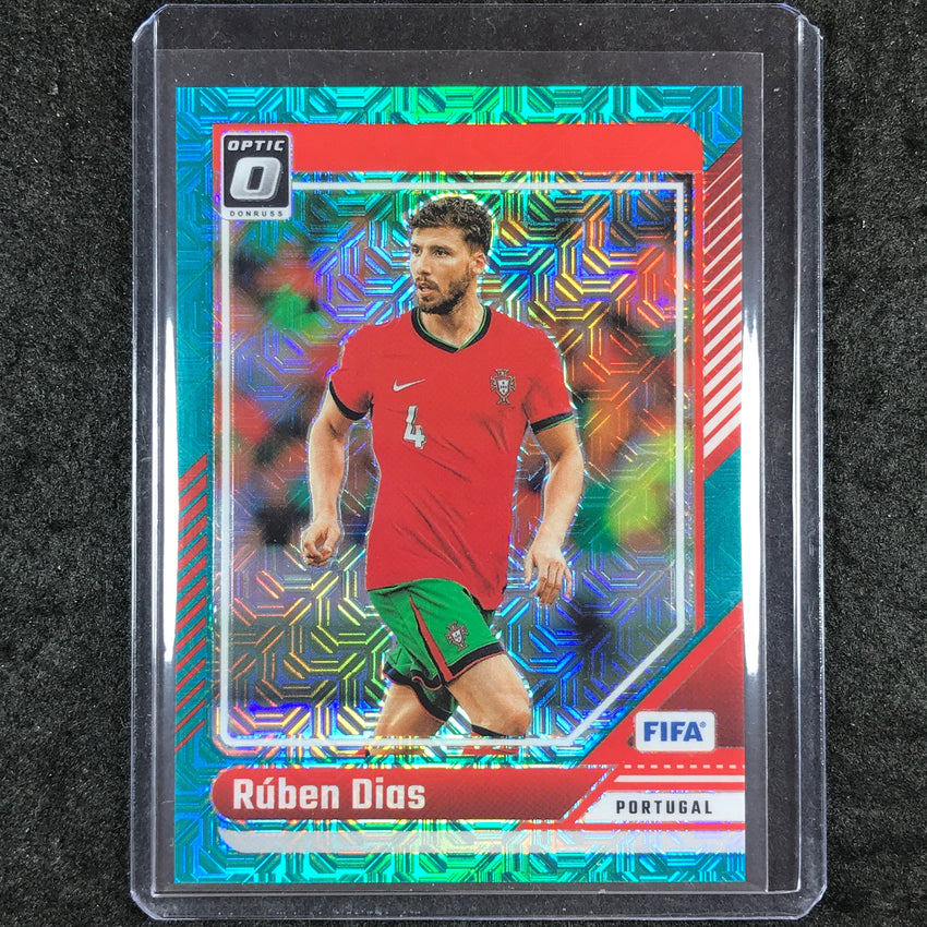 2024-25 Donruss Soccer RUBEN DIAS Optic Teal Mojo 31/49 #118