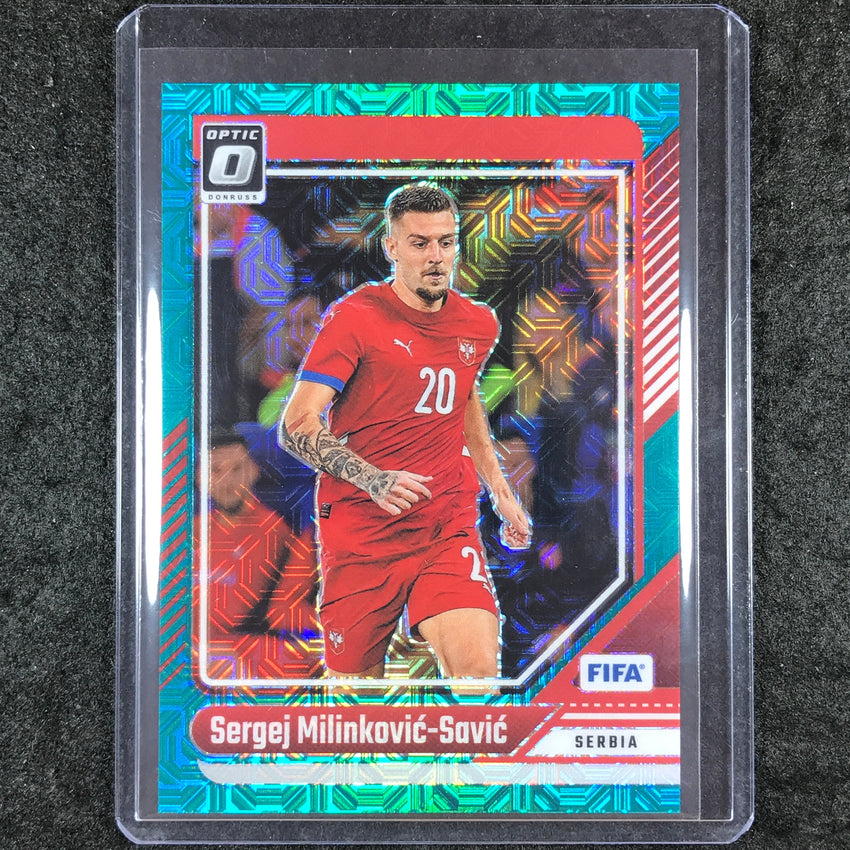 2024-25 Donruss Soccer SERGEJ MILINKOVIC-SAVIC Optic Teal Mojo 47/49 #148