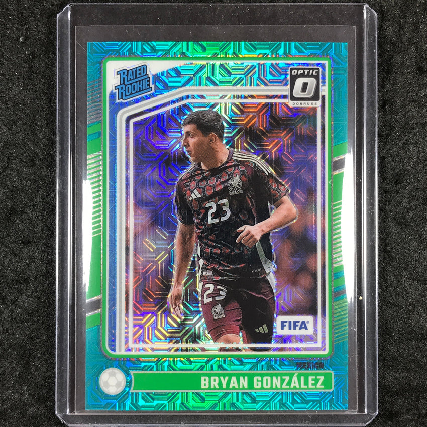 2024-25 Donruss Soccer BRYAN GONZALEZ Rated Rookie Optic Teal Mojo 11/49 #180