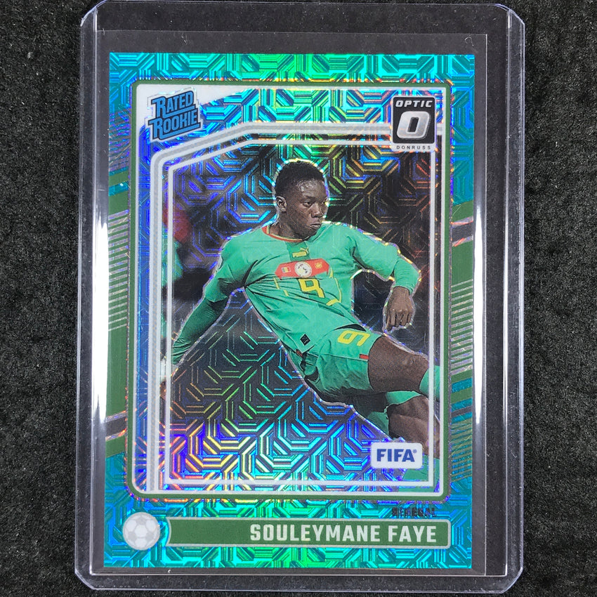 2024-25 Donruss Soccer SOULEYMANE FAYE Rated Rookie Optic Teal Mojo 45/49 #193
